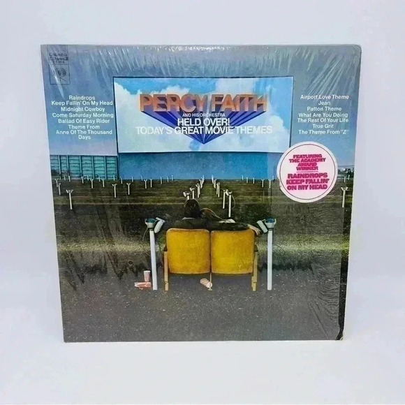 Vintage Vinyl Percy Faith "Held Over Today's Great Movie Themes" Album LP - Picture 1 of 5